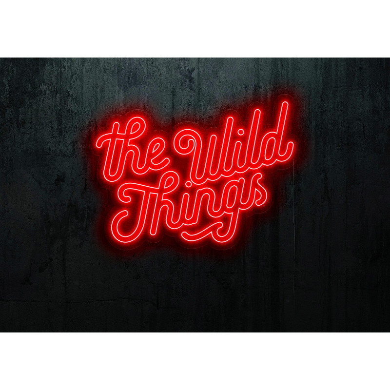 neon led lightsandwires, the wild things