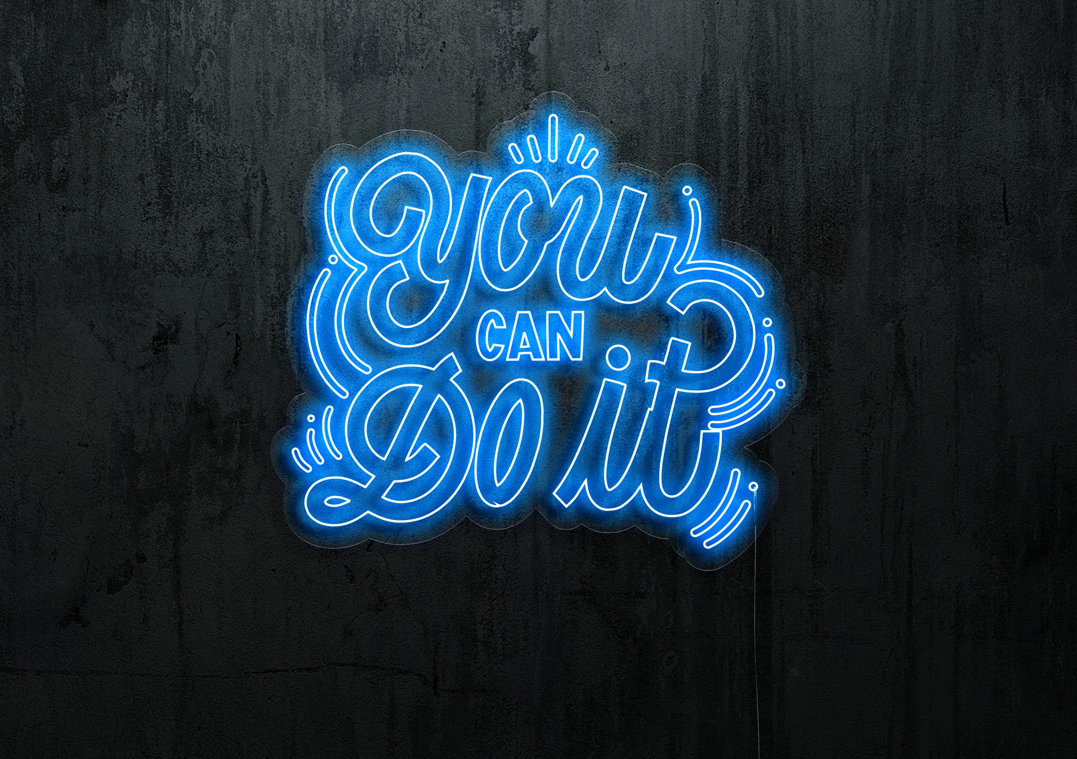 Neon led you can do it, lightsandwires