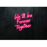 neon led we'll be forever together lightsandwires