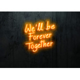 neon led we'll be forever together lightsandwires