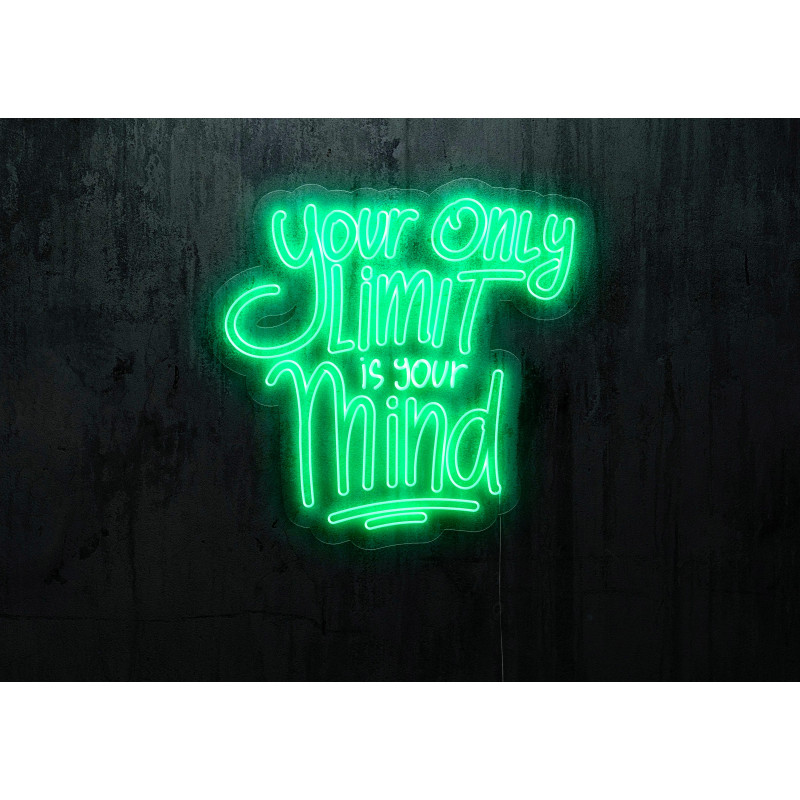 Rotulos de neón LED - Luces de neón "Your Only Limit is your Mind"