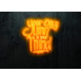 Rotulos de neón LED - Luces de neón "You only live one"