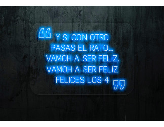 cartel felices los cuatro lightsandwires