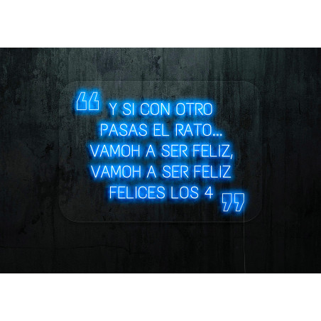 cartel felices los cuatro lightsandwires