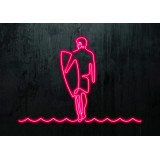 neon led surfista, lightsandwires