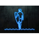 neon led surfista, lightsandwires
