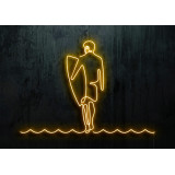 neon led surfista, lightsandwires