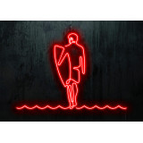 neon led surfista, lightsandwires