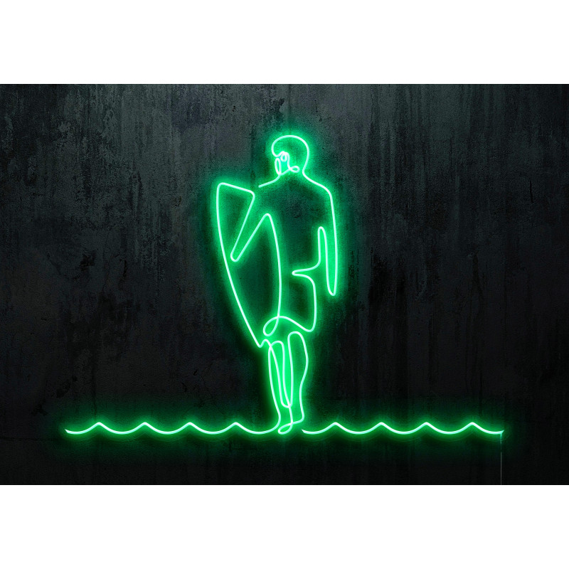 neon led surfista, lightsandwires