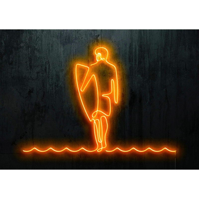 neon led surfista, lightsandwires