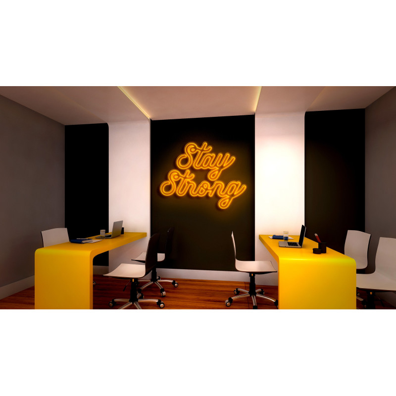 NEON LED STAY STRONG,LIGHTSANDWIRES