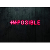 Neón Led "Posible" LIGHTSANDWIRES