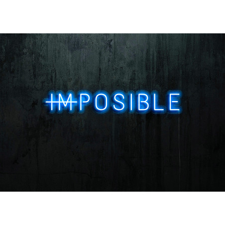 Neón Led "Posible" LIGHTSANDWIRES