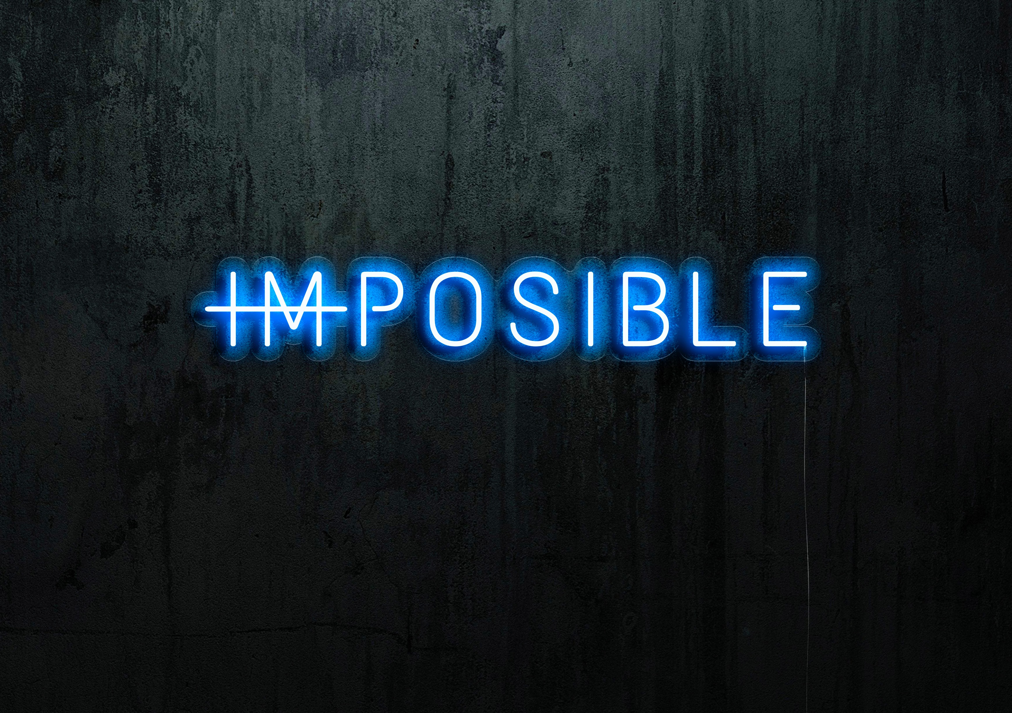 Neón Led "Posible" LIGHTSANDWIRES