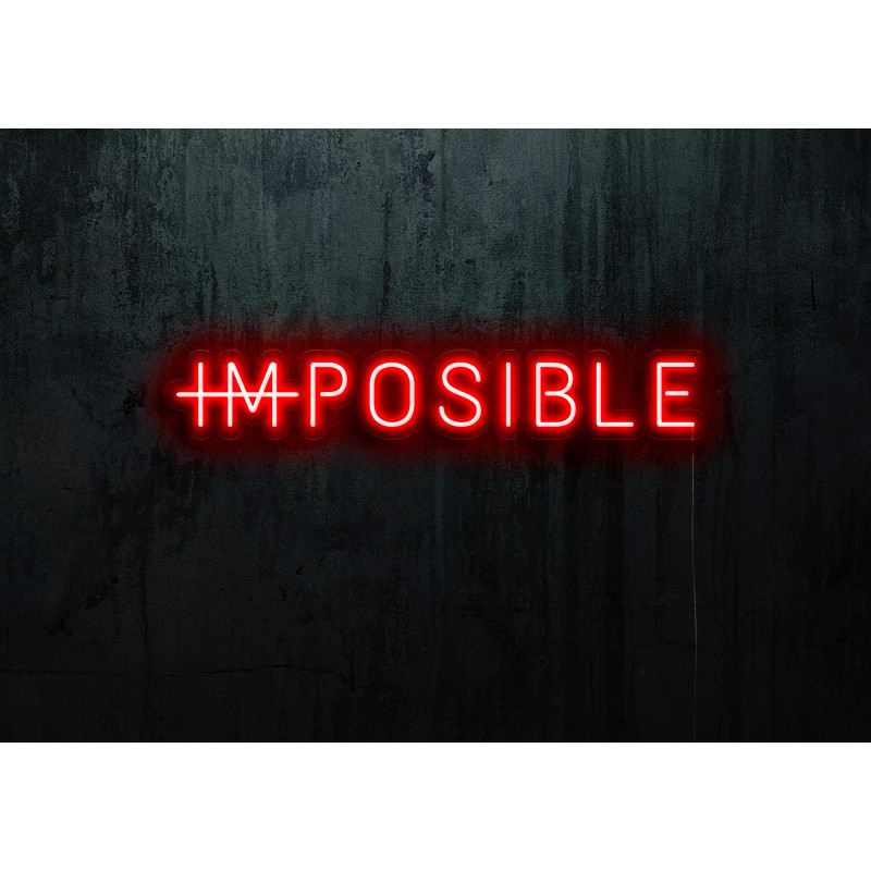 Neón Led "Posible" LIGHTSANDWIRES