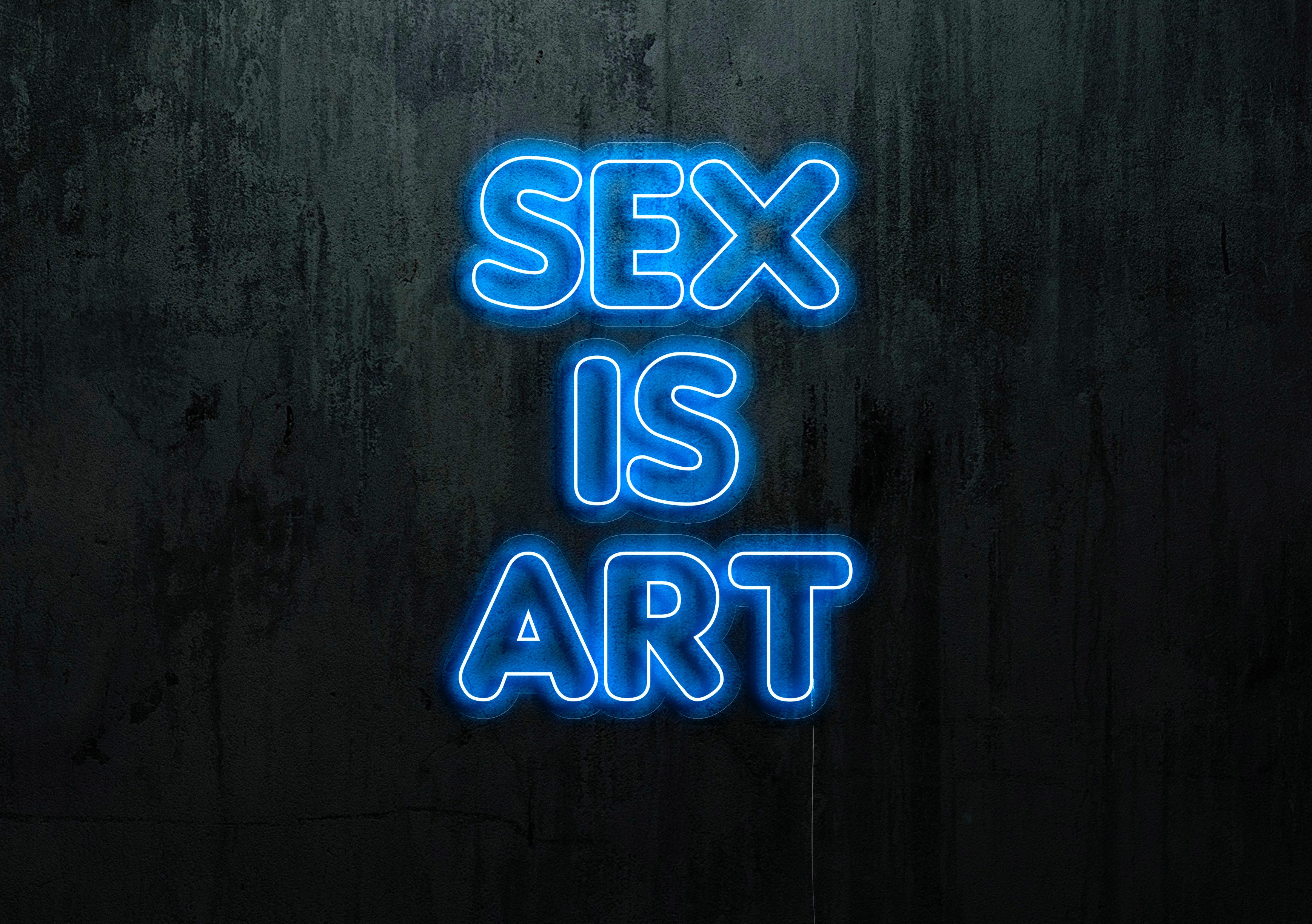 Neón Led "Sex is Art"lightsandwires