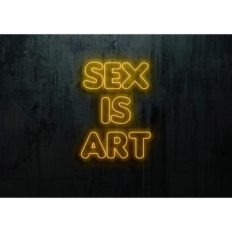 Neón Led "Sex is Art"lightsandwires