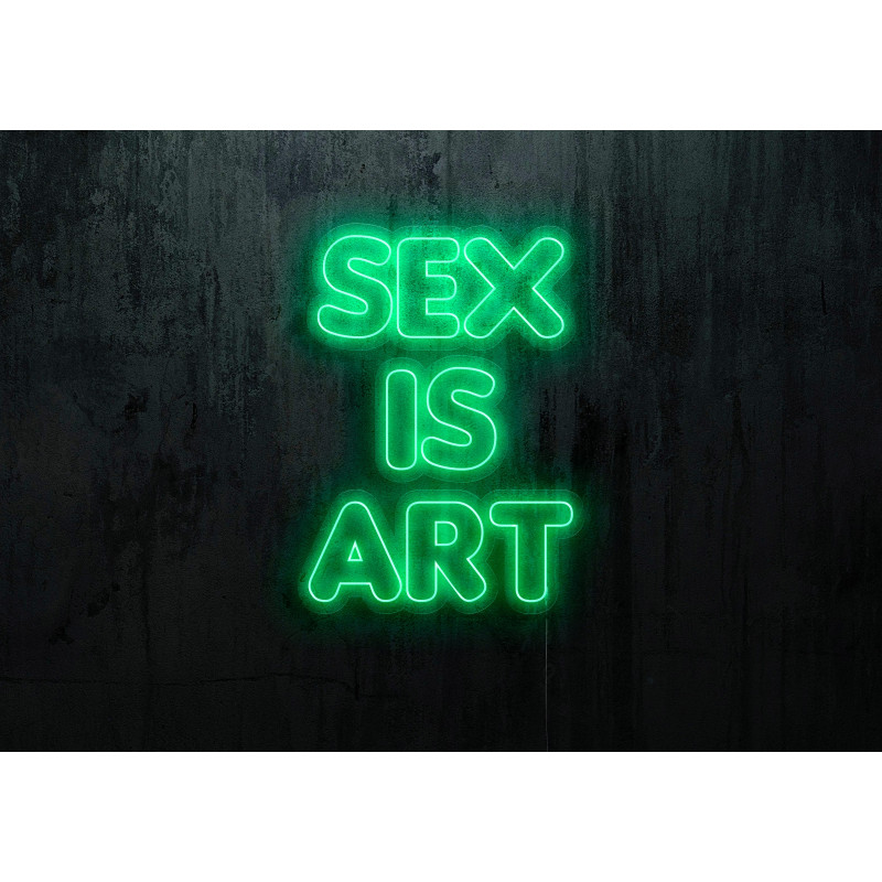 Neón Led "Sex is Art"lightsandwires