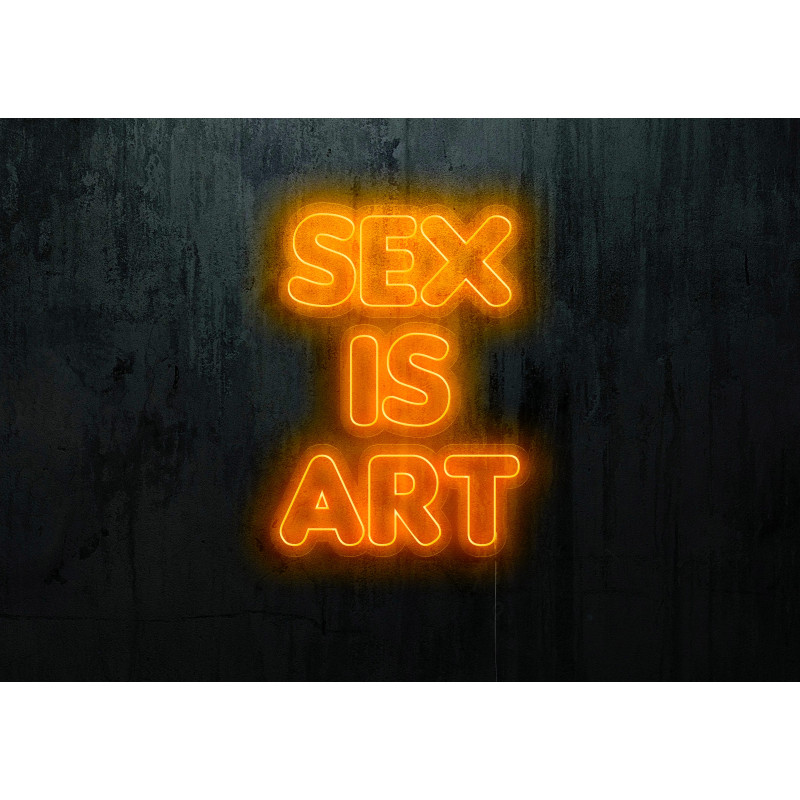 Neón Led "Sex is Art"lightsandwires