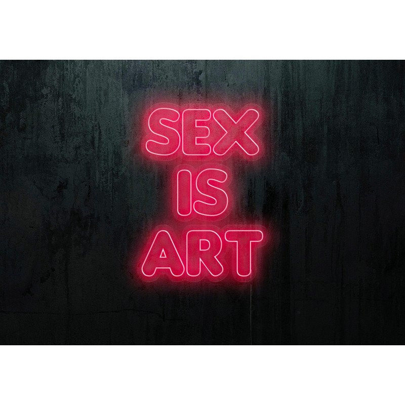 Neón Led "Sex is Art"lightsandwires