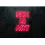 Neón Led "Sex is Art"lightsandwires