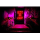 Neón Led "Sex is Art"lightsandwires