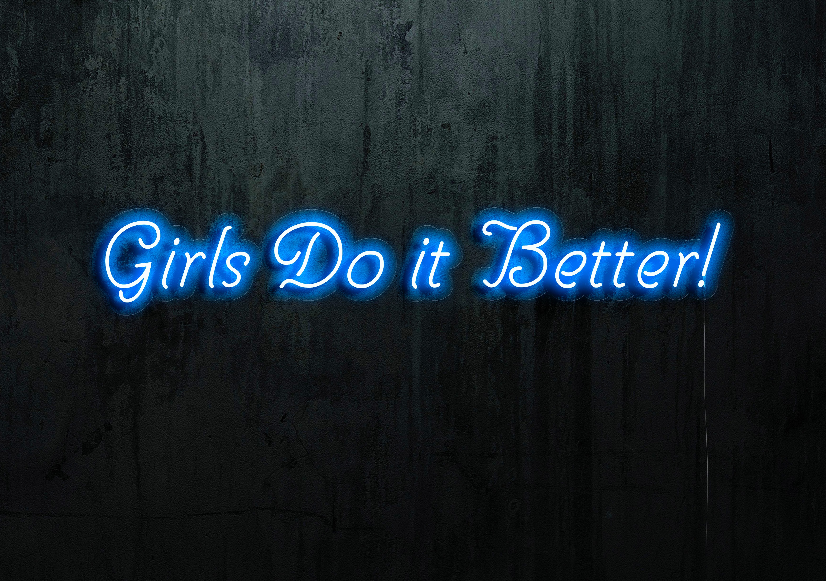 Neón Led "Girls do it better"LIGHTSANDWIRES