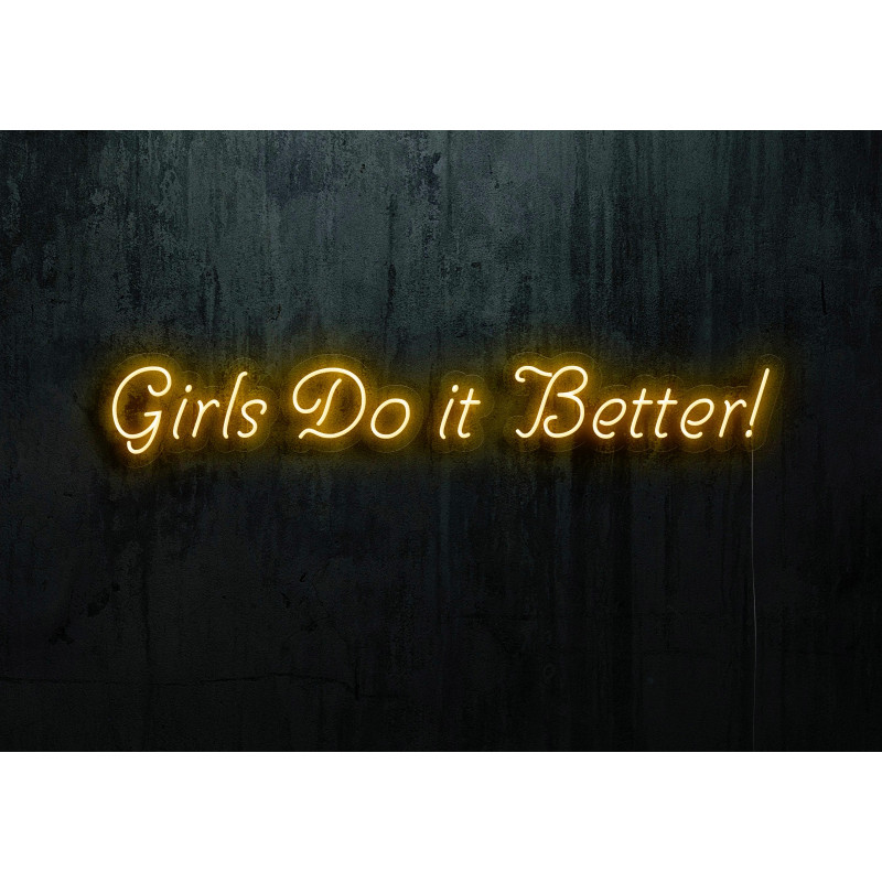 Neón Led "Girls do it better"LIGHTSANDWIRES