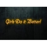 Neón Led "Girls do it better"LIGHTSANDWIRES