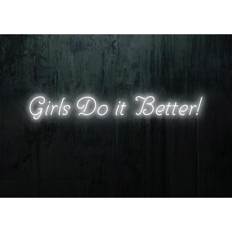 Neón Led "Girls do it better"LIGHTSANDWIRES