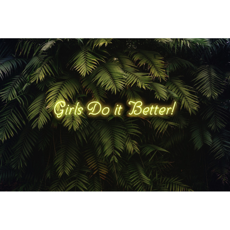 Neón Led "Girls do it better"LIGHTSANDWIRES