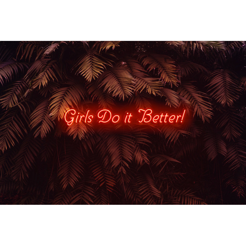Neón Led "Girls do it better"LIGHTSANDWIRES