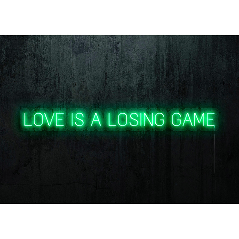 Neón Led "Love is a loasing game"lightsandwires