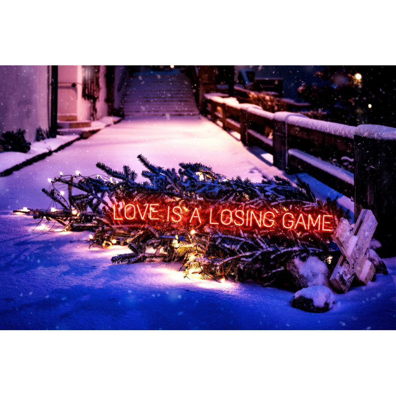 Neón Led "Love is a loasing game"lightsandwires