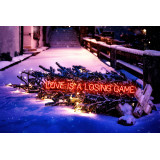 Neón Led "Love is a loasing game"lightsandwires