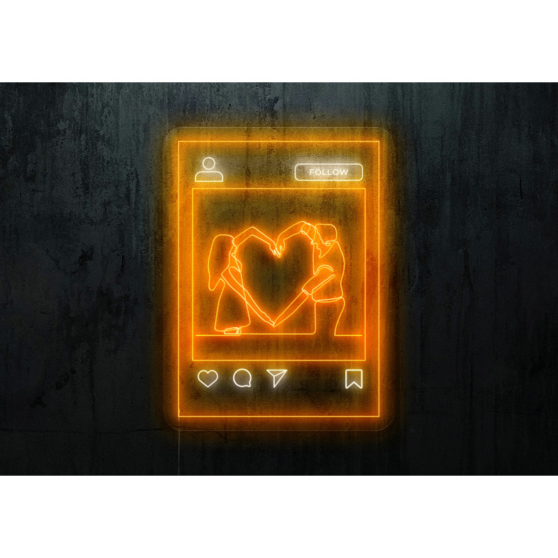 Carteles de neón LED - Luces de neón "Love Instagram"