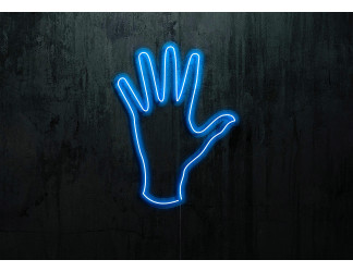 NEON LED MANO , LIGHTSANDWIRES