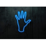 Carteles de neón LED - Luces de neón "Mano"