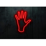 Carteles de neón LED - Luces de neón "Mano"