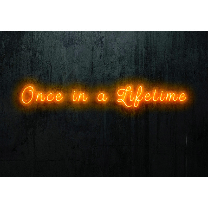 NEON LED ONCE IN A LIFTEME, LIGHTSANDWIRES
