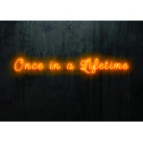 NEON LED ONCE IN A LIFTEME, LIGHTSANDWIRES