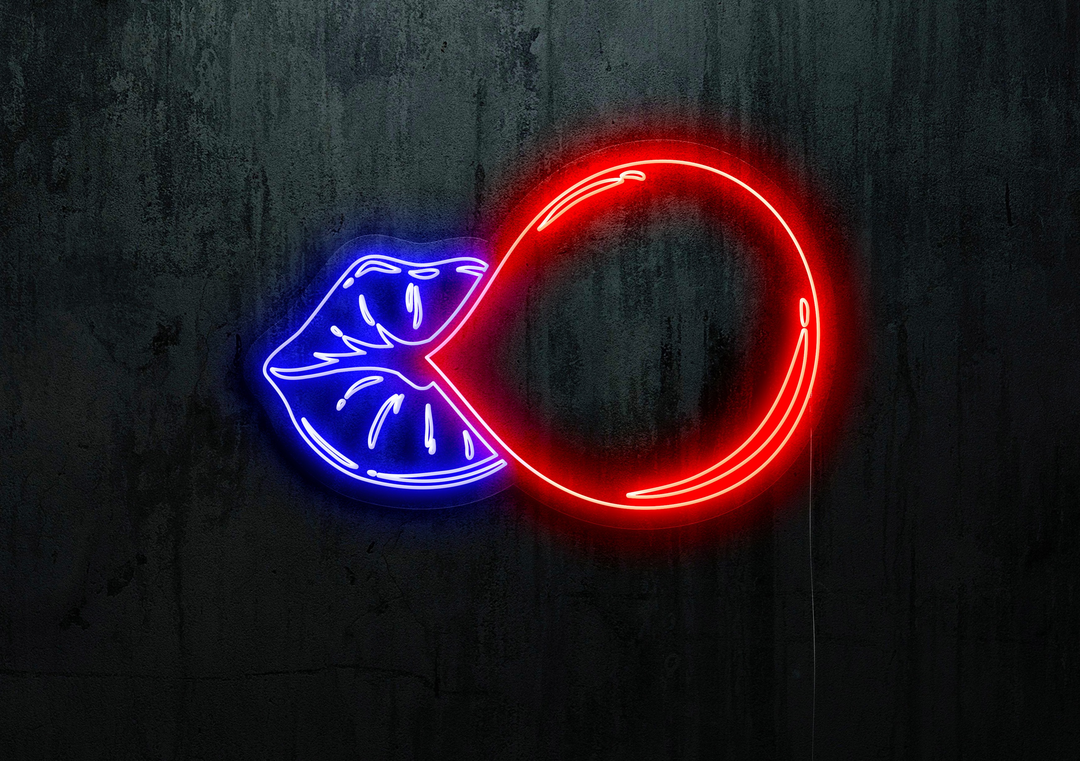NEON LED POMPA DE CHICLE, LIGHTSANDWIRES