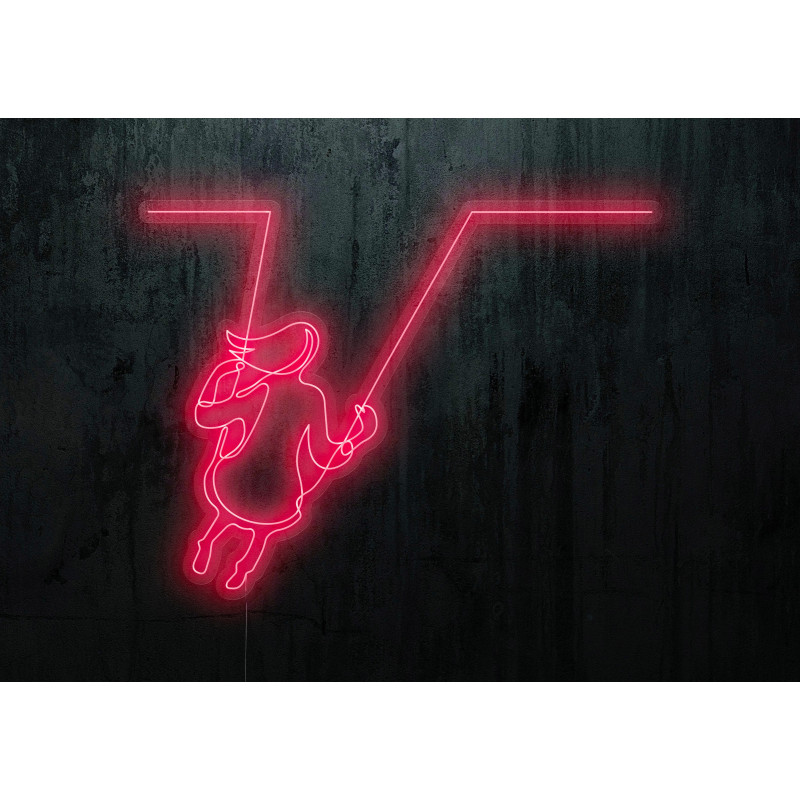 neon led columpio. lightsandwires