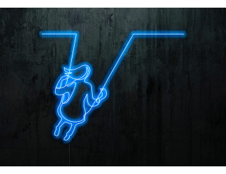 neon led columpio. lightsandwires