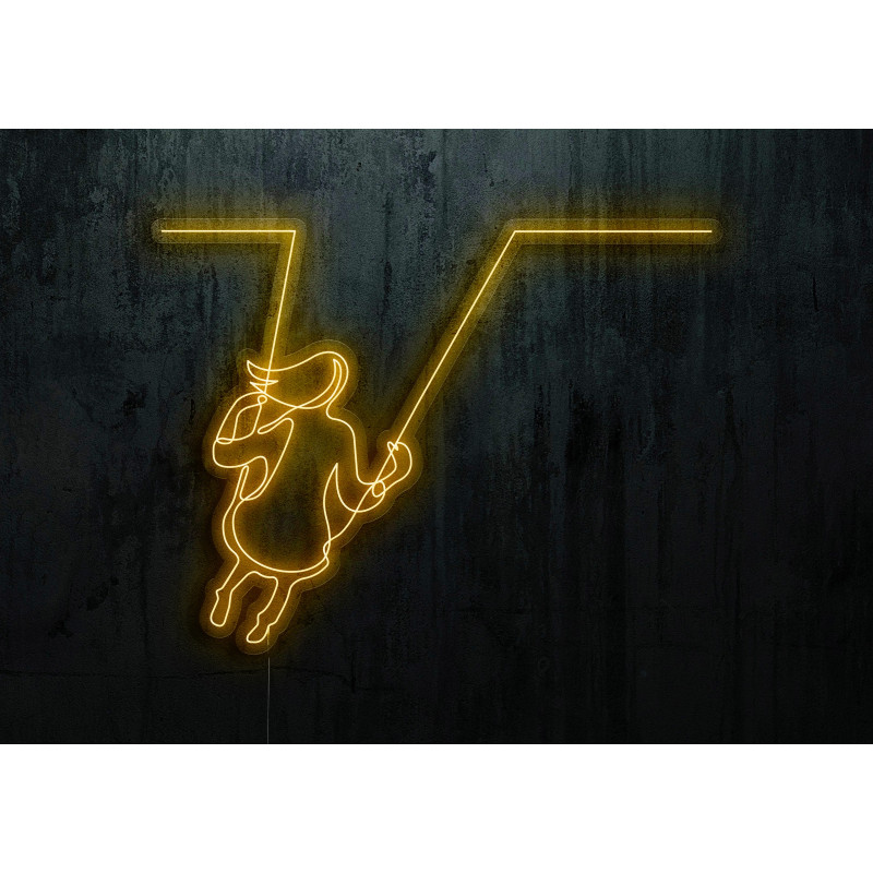 neon led columpio. lightsandwires