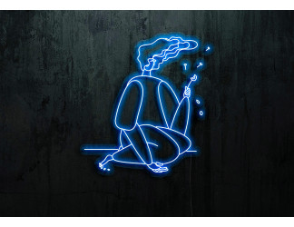 neon led diente de leon, lightsandwires