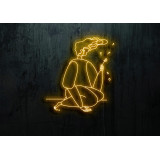 neon led diente de leon, lightsandwires